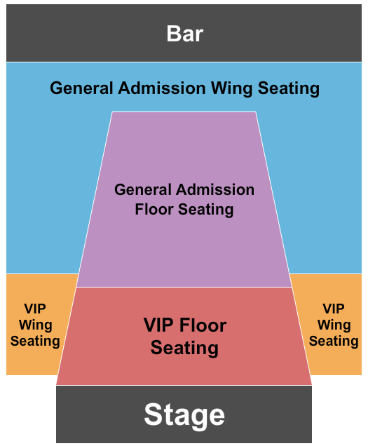Sony Hall Seating Chart: GA/VIP 2