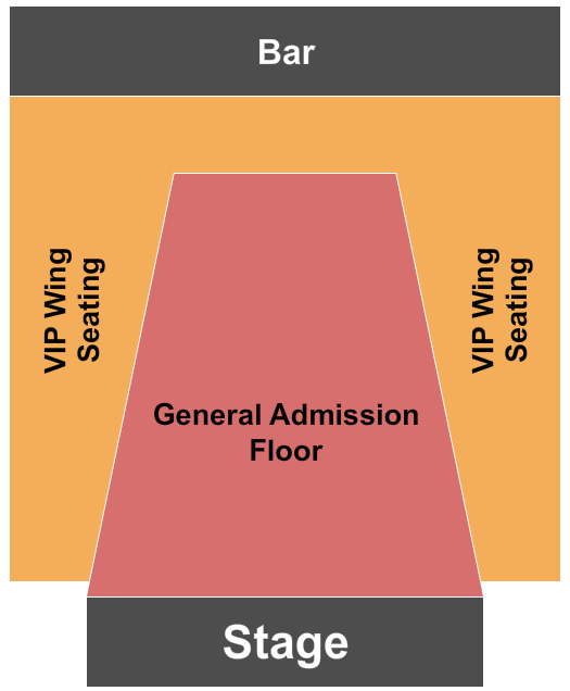 Sony Hall Seating Chart: SRO/VIP 2