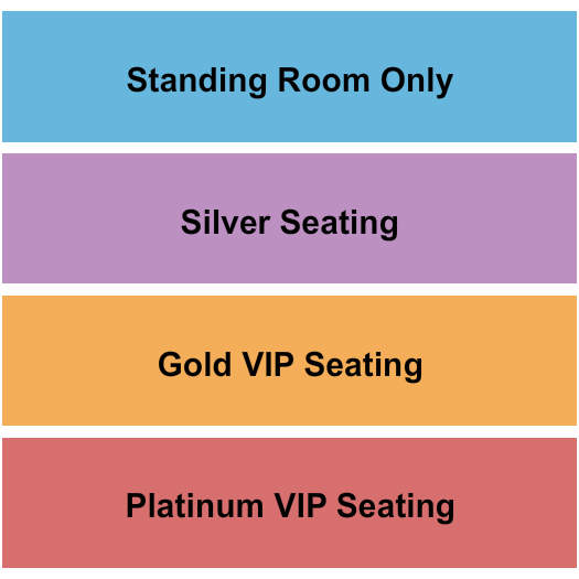 Sony Hall Seating Chart: SRO/Seated