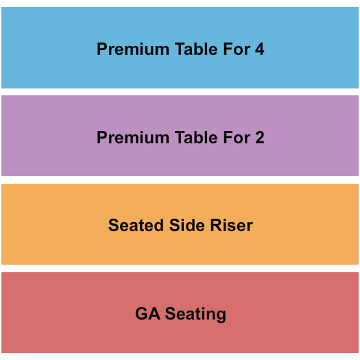 Soul Kitchen Seating Chart: GA/Seated/Table