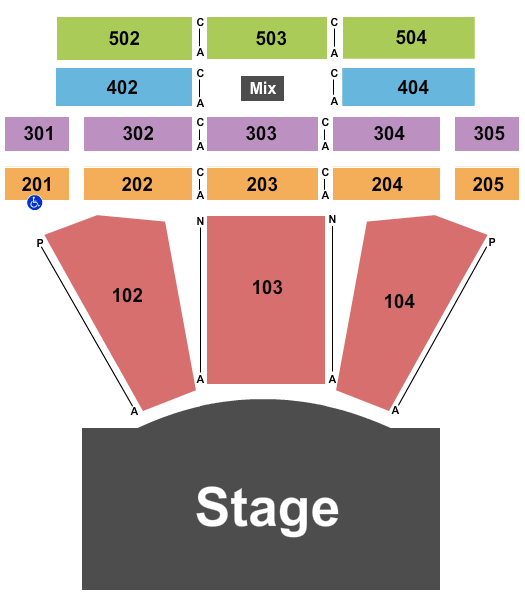 Sound Waves at Hard Rock Hotel & Casino - Atlantic City Seating Chart: Endstage 4