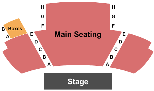 South Bend Civic Theatre Seating Chart: Endstage