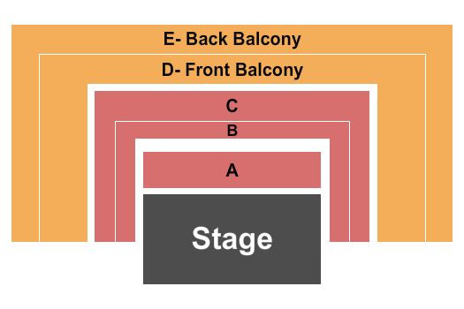 South Bend Scottish Rite Seating Chart: Candlelight
