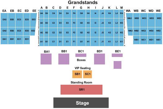 North Dakota State Fair Grandstand Seating Chart