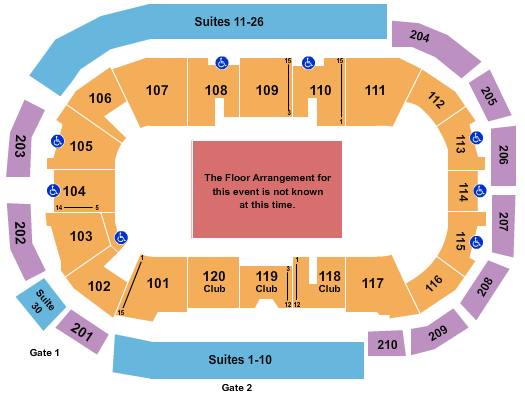 South Okanagan Events Centre Seating Chart