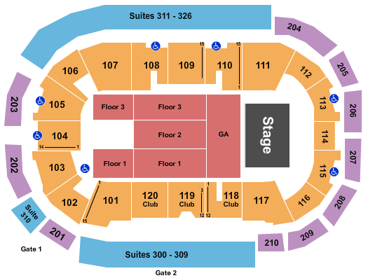 South Okanagan Events Centre Seating Chart: Hardy