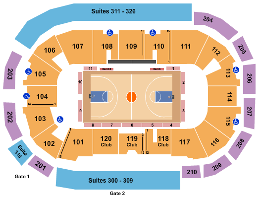 South Okanagan Events Centre Seating Chart: Harlem Globetrotter