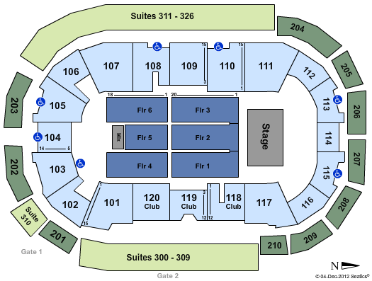 South Okanagan Events Centre Seating Chart