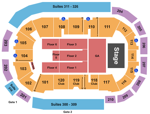 South Okanagan Events Centre Seating Chart: Koe Wetzel