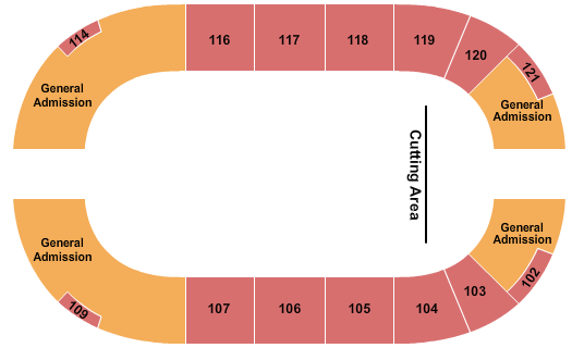 Arena at South Point Hotel And Casino Seating Chart: Racing - Horse