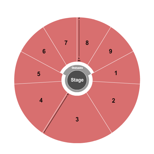 South Shore Music Circus Seating Chart: Full House