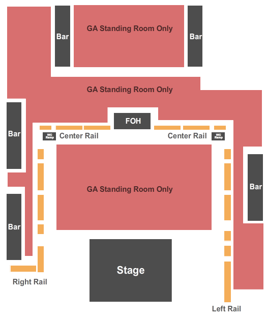 South Side Ballroom at Gilley's Seating Chart