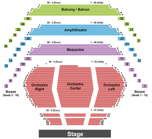 National Arts Centre Orchestra Southam Hall at National Arts Centre Seating Chart