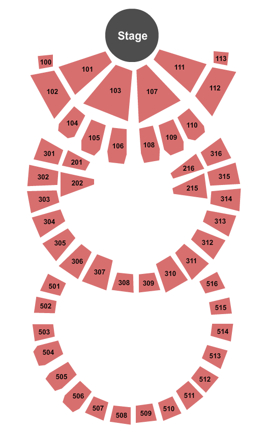 Southeast Christian Church Seating Chart: Endstage