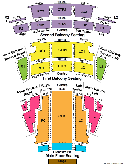 Southern Alberta Jubilee Auditorium Seating Chart