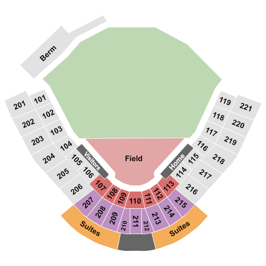 Space Coast Stadium Seating Chart: Concert