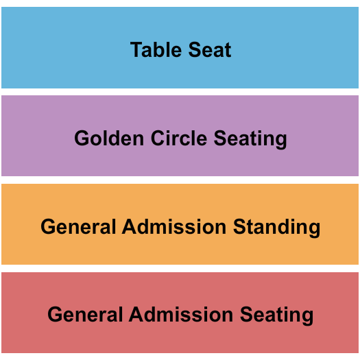 Spanish Ballroom at McMenamins Elks Temple Seating Chart: GA/GC/VIP 2