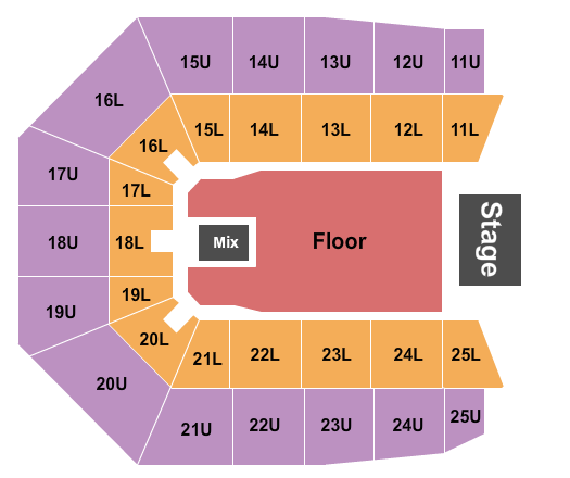 Spark Arena Seating Chart: 5 Seconds of Summer