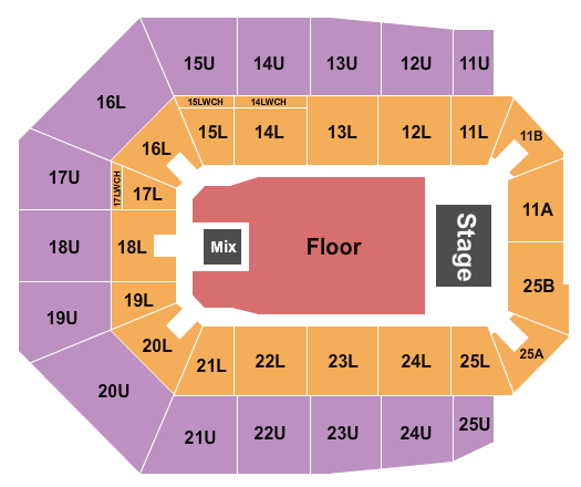 Spark Arena Seating Chart: Conan Gray