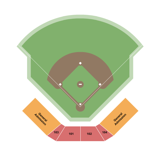 Spec Keene Stadium Seating Chart: Baseball