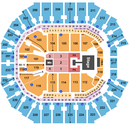 Spectrum Center Seating Chart: Demi Lovato