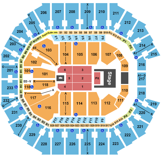 Spectrum Center Seating Chart: Doja Cat