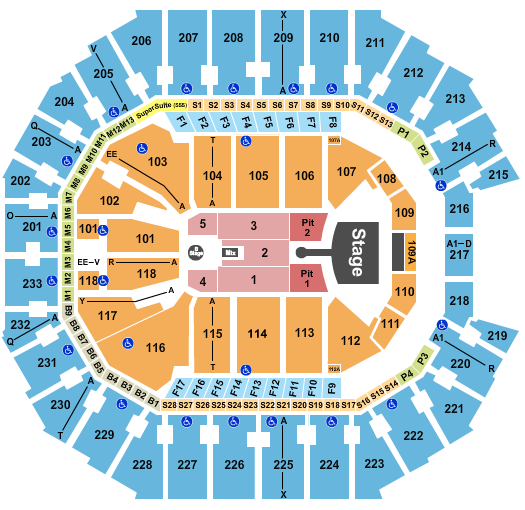 Spectrum Center Seating Chart: Greta Van Fleet
