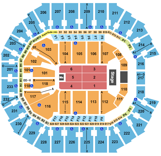 Spectrum Center Seating Chart: Jeff Dunham