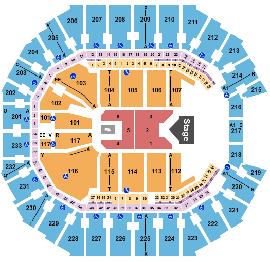 Spectrum Center Seating Chart: Jelly Roll