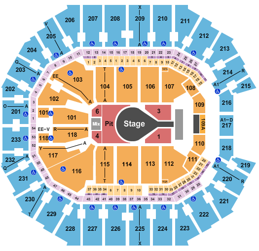 Spectrum Center Seating Chart: Kacey Musgraves