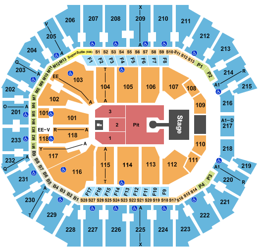 Spectrum Center Seating Chart: Louis Tomlinson