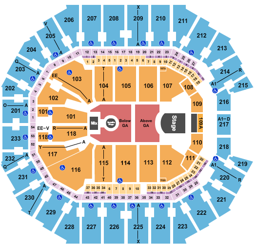 Spectrum Center Seating Chart: Phoebe Bridgers