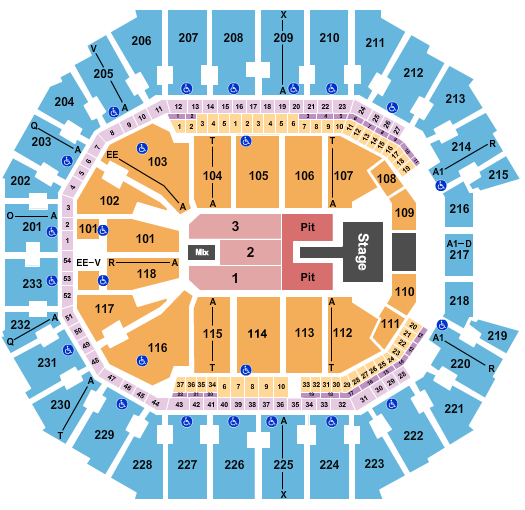 Spectrum Center Seating Chart: Renee Rapp