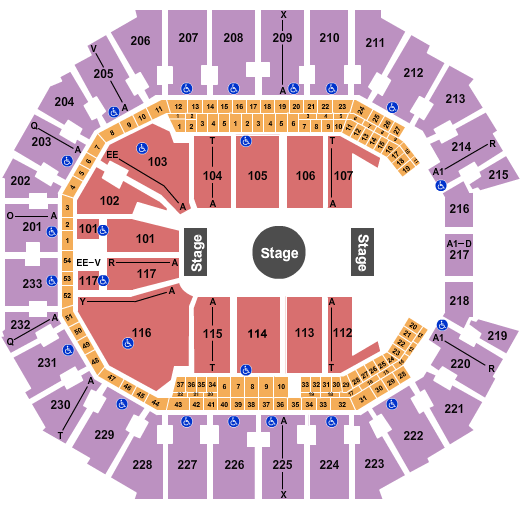 Spectrum Center Seating Chart: Ringling Bros Circus