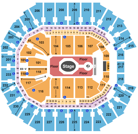 Spectrum Center Seating Chart: Tame Impala