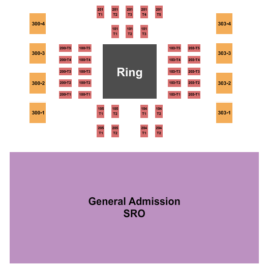 Spirit Lake Casino & Resort Seating Chart: MMA