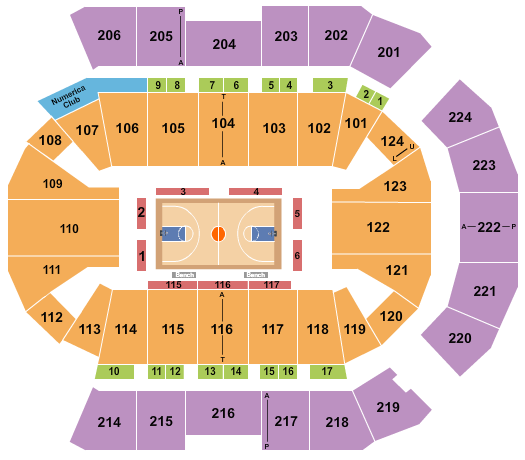 Spokane Arena Seating Chart: Basketball - Globetrotters