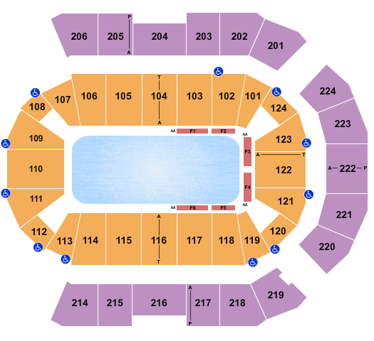 Spokane Arena Seating Chart: Cirque du Soleil