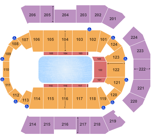 Spokane Arena Seating Chart For Disney On Ice
