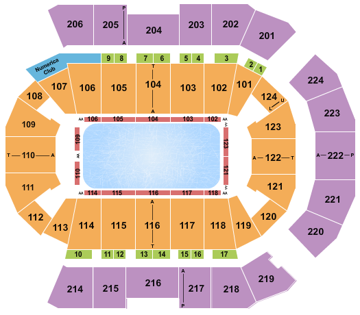 Numerica Veterans Arena Seating Chart: Stars On Ice