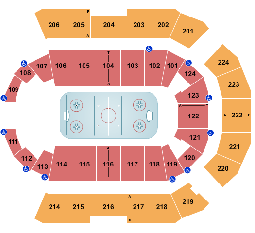 Spokane Arena Floor Seating Chart