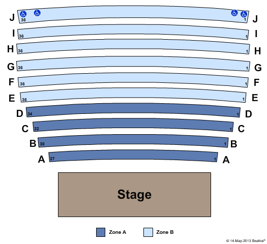Spokane Civic Theatre Seating Chart