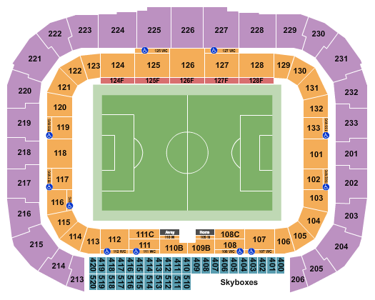 Sports Illustrated Stadium Seating Chart: Soccer