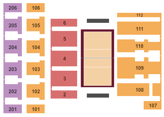 Maturi Pavilion Seating Chart