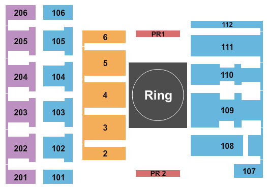 Maturi Pavilion - MN Seating Chart: Wrestling