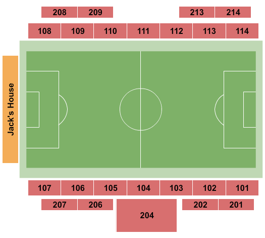 Sportsplex at Matthews Seating Chart: Soccer