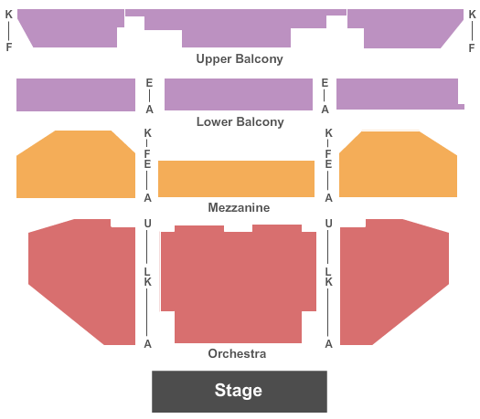 Lowell Davies Festival Theatre Seating Chart