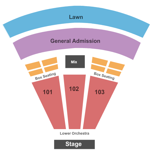 Ting Pavilion Seating Chart