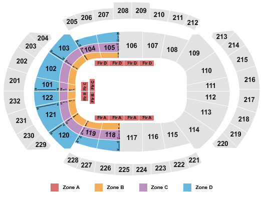Sprint Center Concert Seating Chart