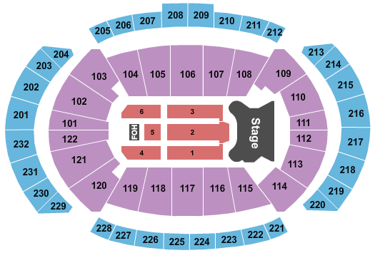 Sprint Center Seating Chart Rows